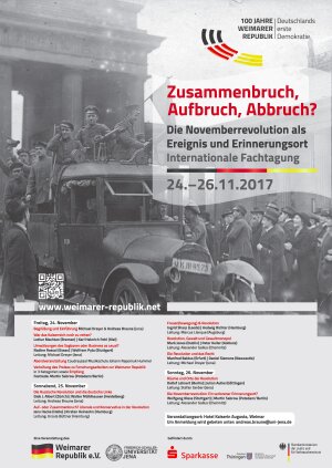 Plakat Tagung Novemberrevolution